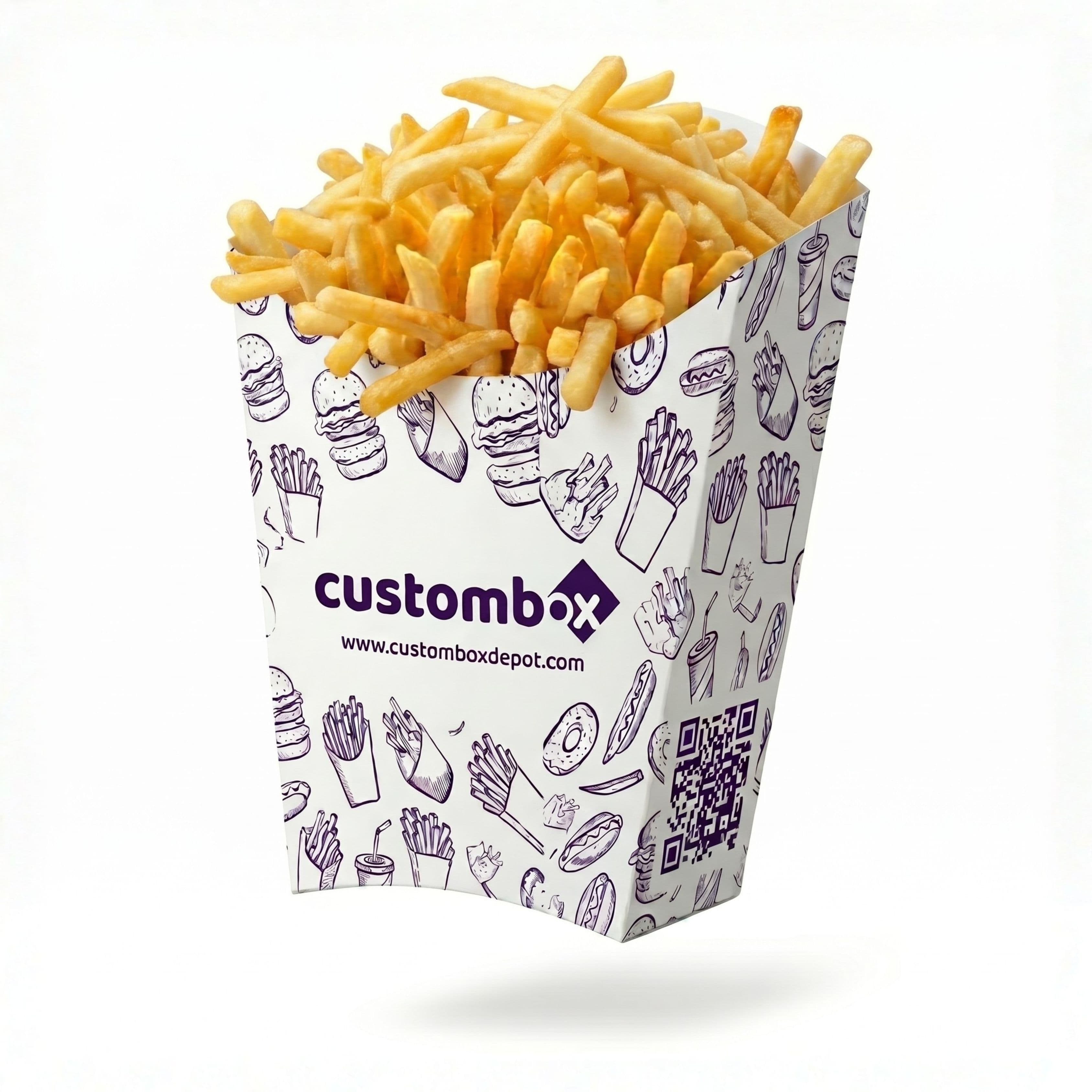 custom fried food packaging,